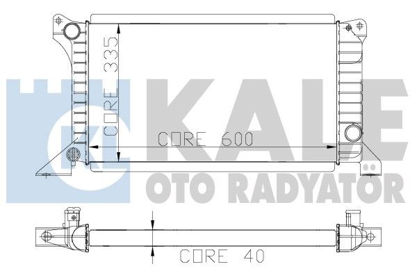 KALE OTO RADYATÖR Radiators, Motora dzesēšanas sistēma 103100